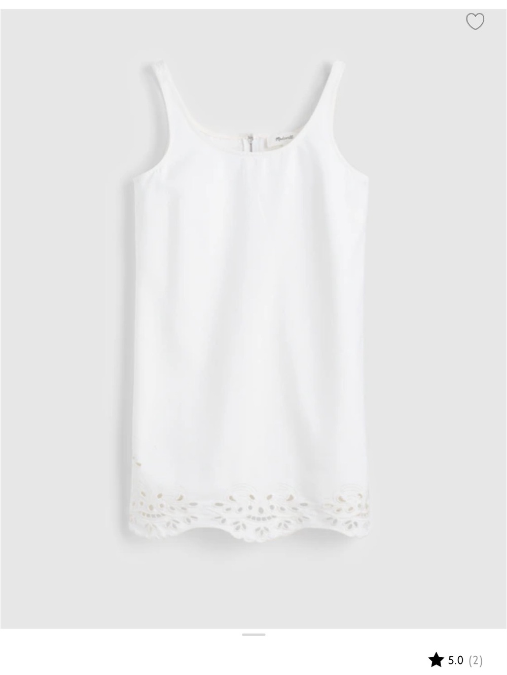 NWT! Madewell Denim Eyelet Mini Shift Dress
Retails $125! - Picture 6 of 8